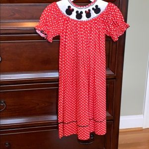 Minnie & Mickie smocked dress